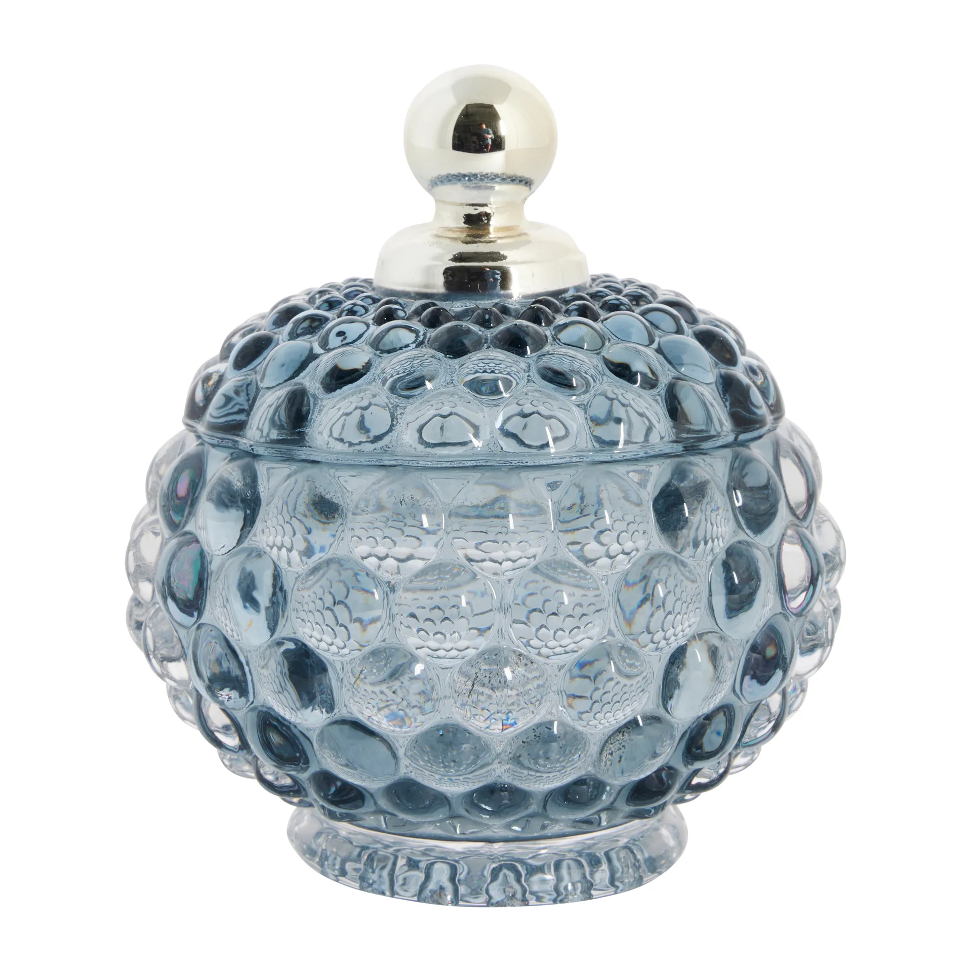 Frasco com tampa Miya Ø10 cm, Azul Lene Bjerre