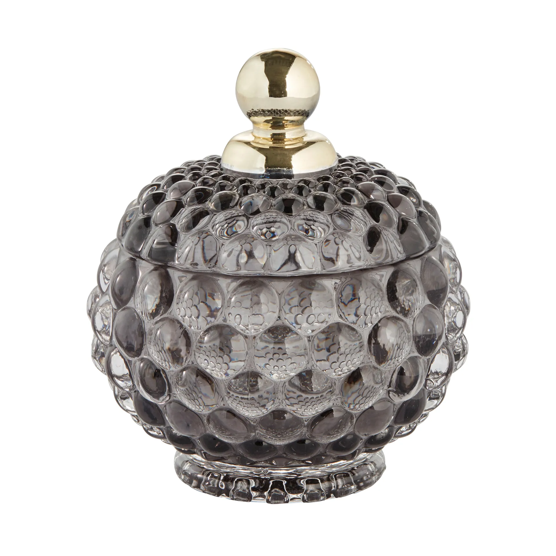 Frasco com tampa Miya Ø10 cm, Cinza escuro Lene Bjerre