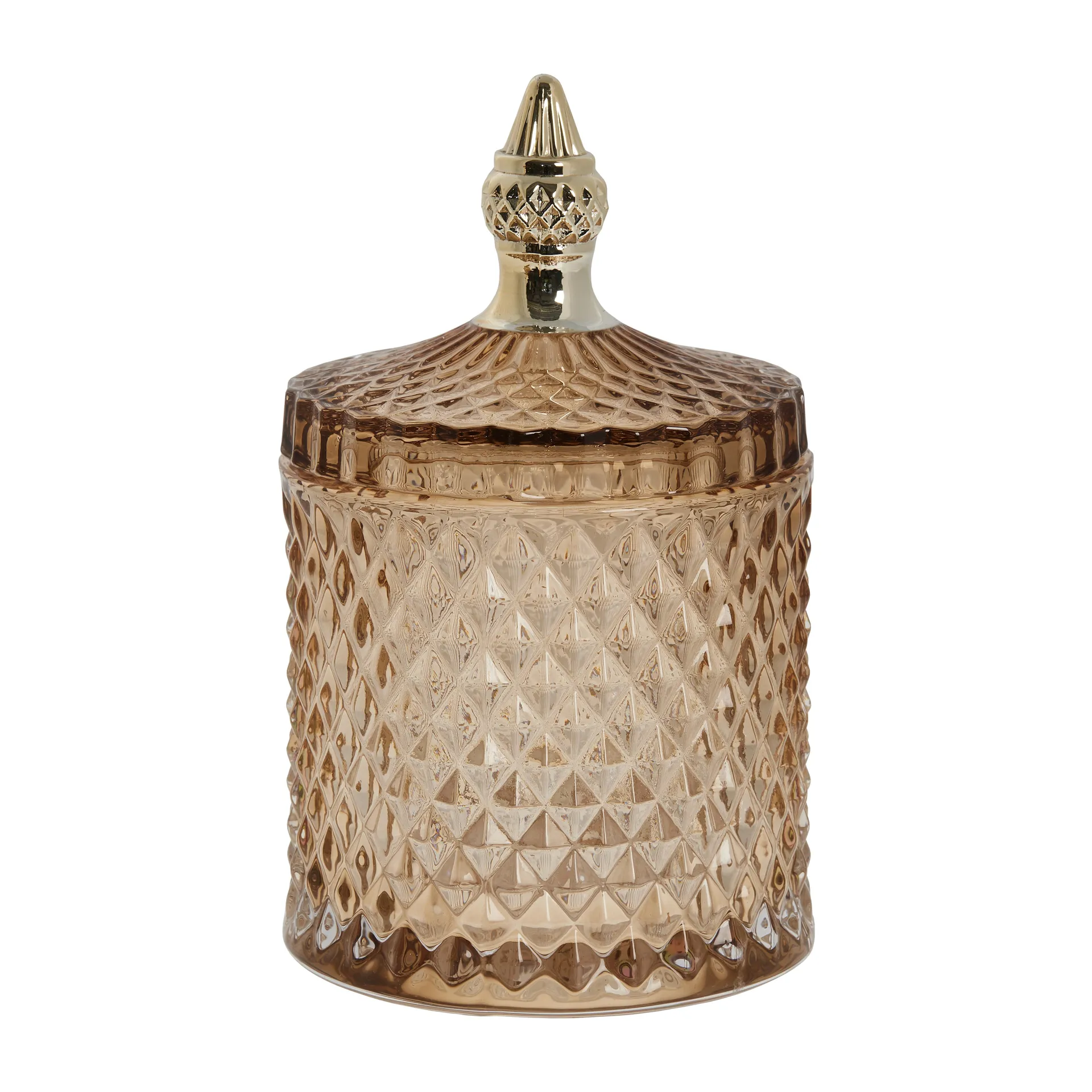 Frasco com tampa Miya Ø10,5 cm, Castanho torrado Lene Bjerre