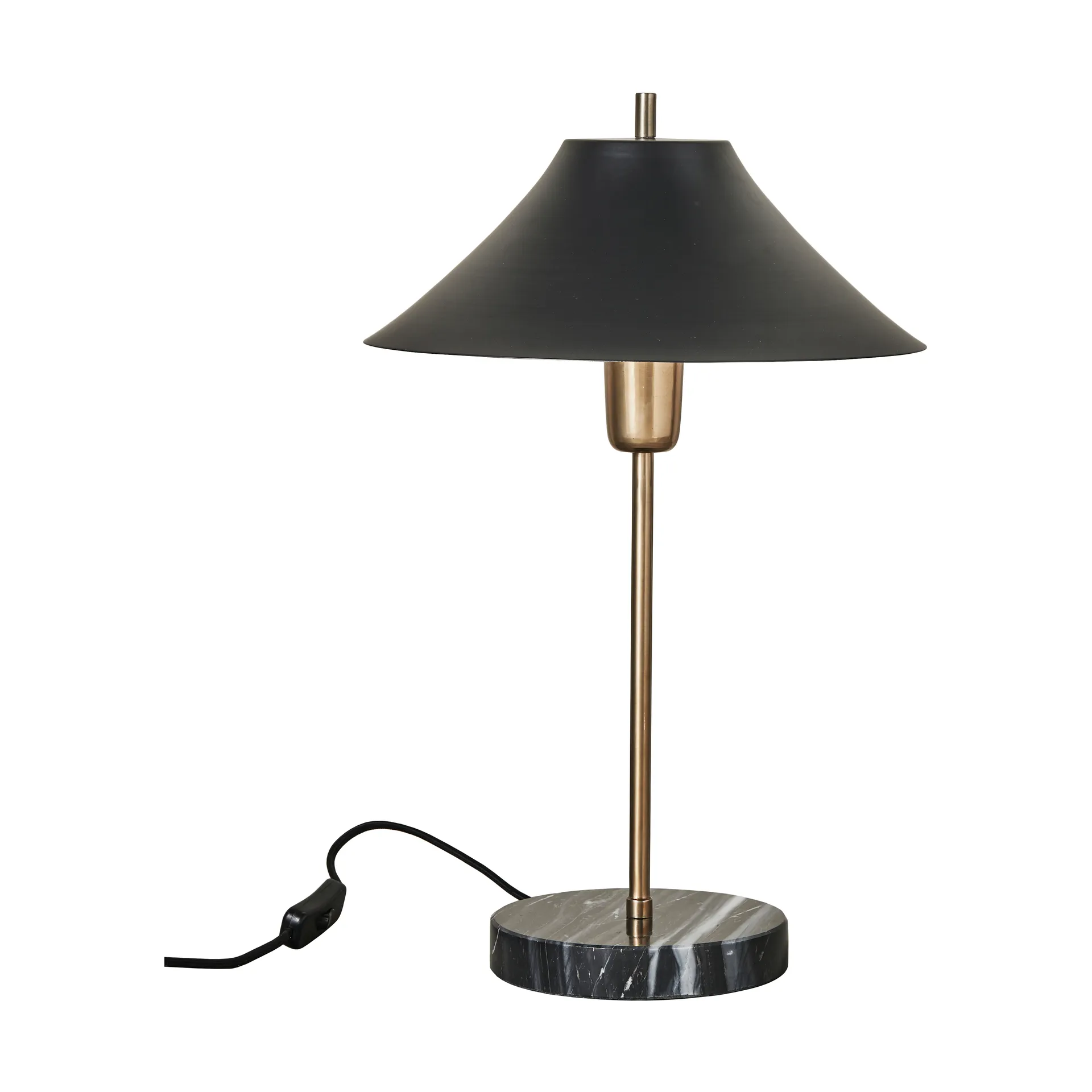 Lâmpada de mesa Sofia 52 cm, Black-Light gold Lene Bjerre