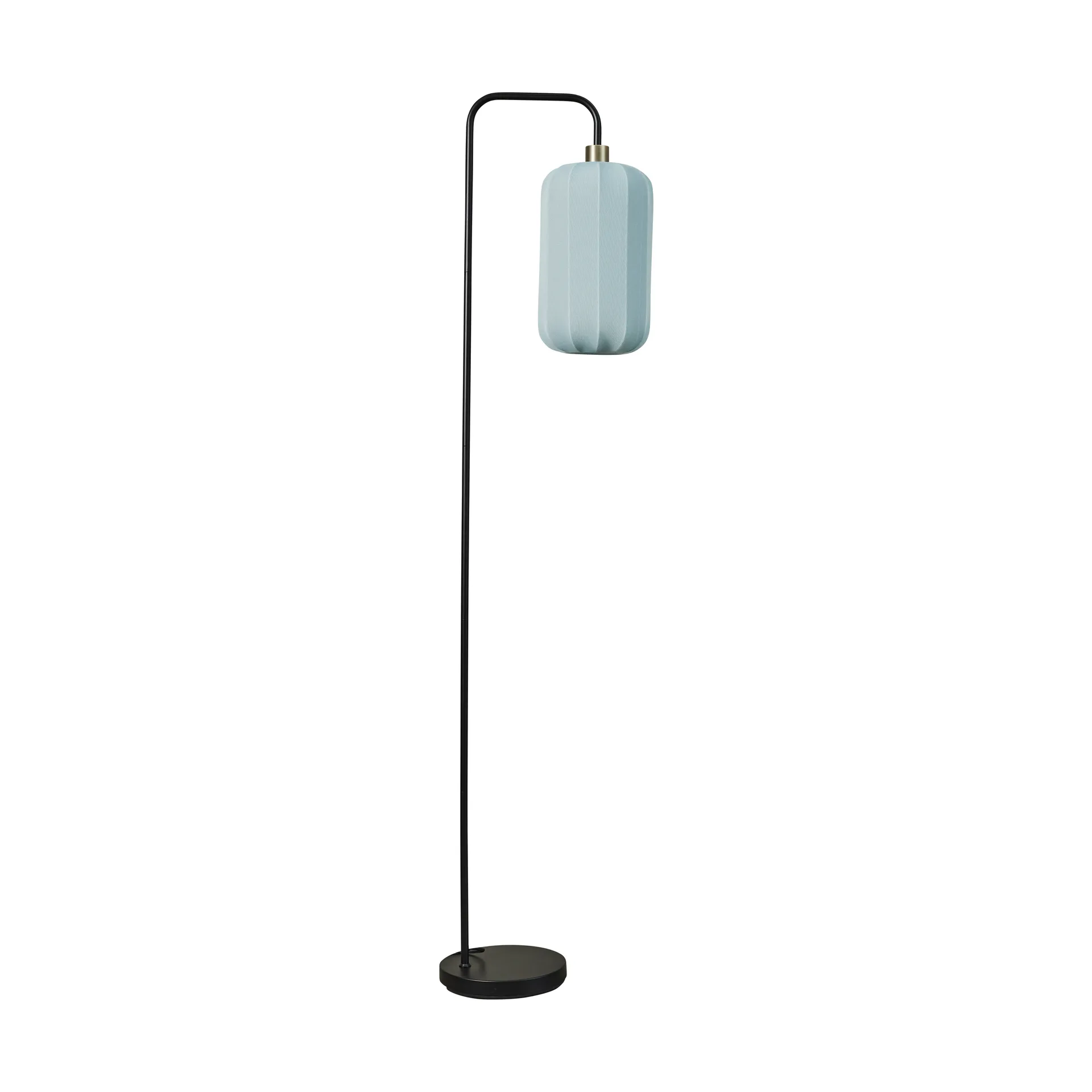 Luminária de chão Sashie 160 cm, Azul-Preto-Luz Dourada Lene Bjerre