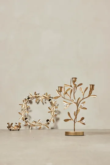 Missia castiçais 34 cm - Dourado claro - Lene Bjerre