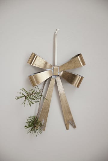 Missia pendente decorativo de laço 25 cm - Dourado claro - Lene Bjerre