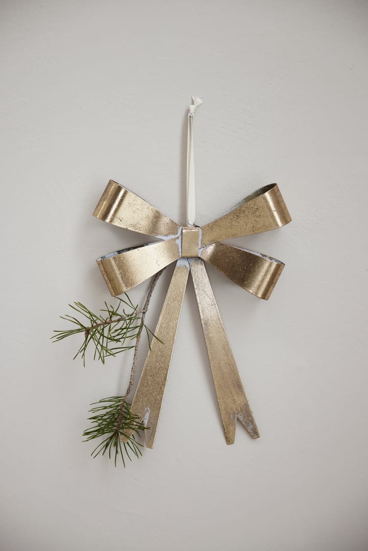 Missia pendente decorativo de laço 25 cm, Dourado claro Lene Bjerre