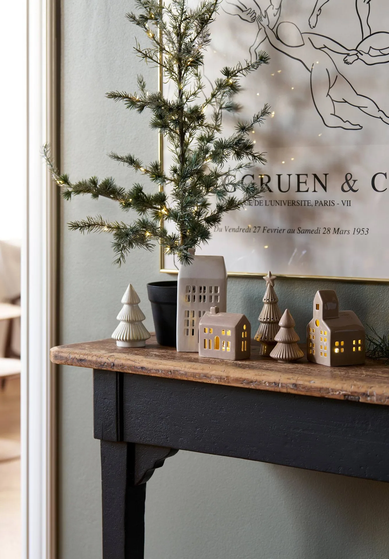 Mythel tree detalhe decorativo, Beige, Ø6,5xA9,8 cm Lene Bjerre