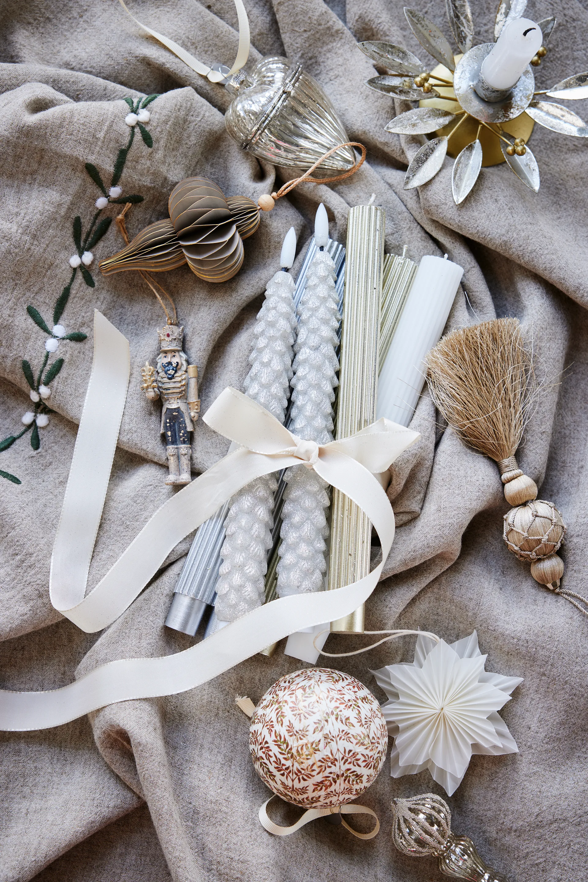 Paline pendente decorativo 10 cm, Cinza claro-prata Lene Bjerre