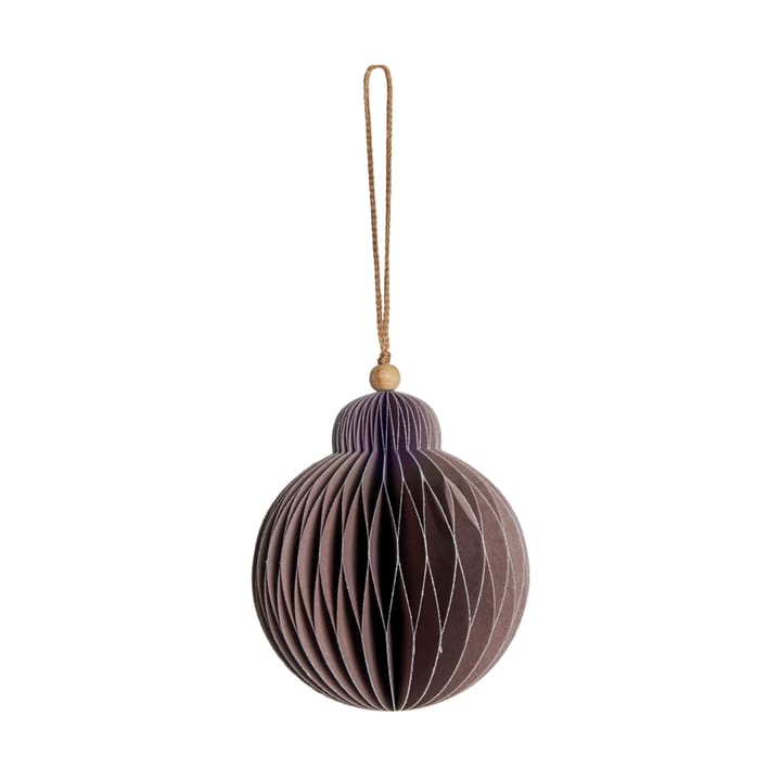 Paline pendente decorativo Ø10 cm - Rosa escuro-prata - Lene Bjerre