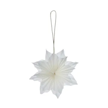 Palisa pendente decorativo em forma de estrela 10 cm - Branco sujo - Lene Bjerre