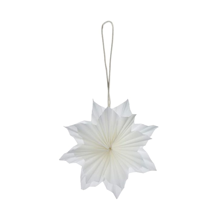 Palisa pendente decorativo em forma de estrela 10 cm - Branco sujo - Lene Bjerre