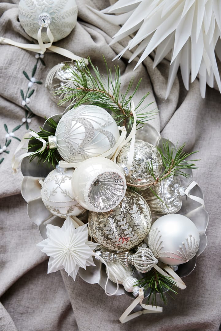 Palisa pendente decorativo em forma de estrela 10 cm, Branco sujo Lene Bjerre