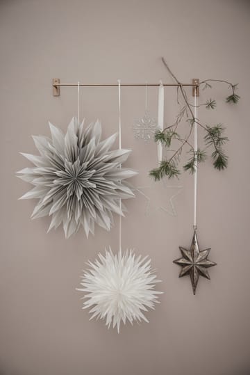 Palisia estrela decorativa Ø60 cm - Cinza claro - Lene Bjerre