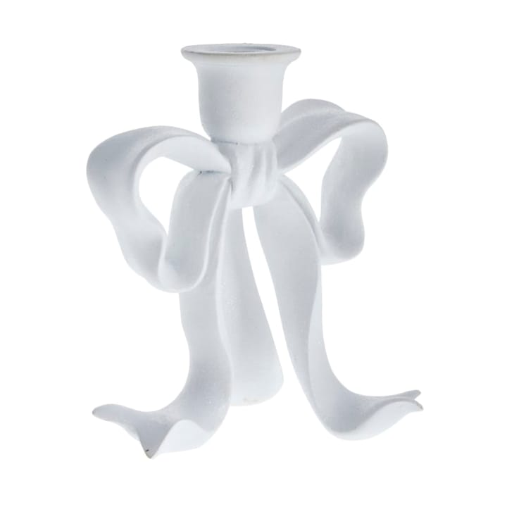 Serafina bow castiçal 19,7 cm - Branco - Lene Bjerre