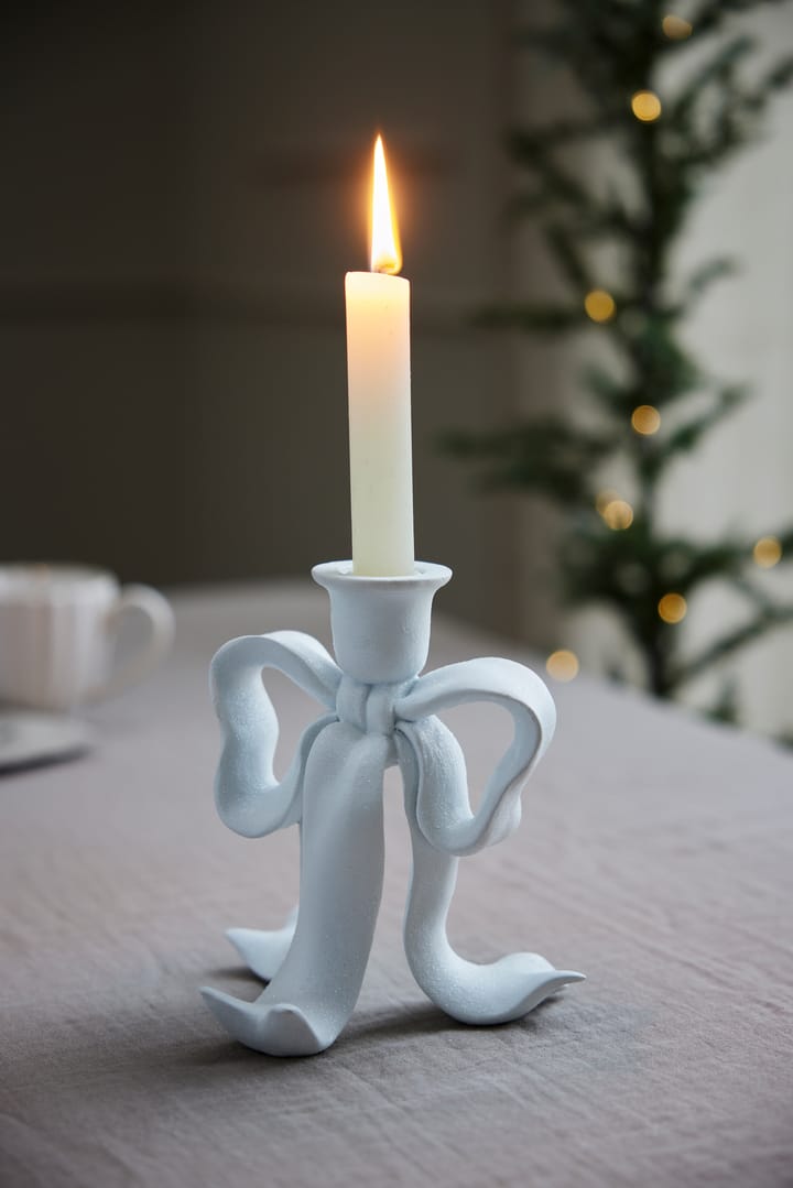 Serafina bow castiçal 19,7 cm, Branco Lene Bjerre
