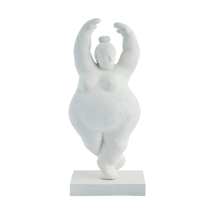 Serafina decoração mulher pirueta 28 cm - Branco - Lene Bjerre
