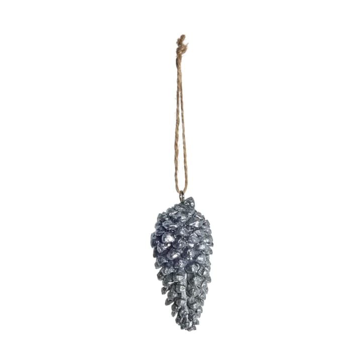 Serafina pendente decorativo de pinha 8,2 cm - Prata antiga - Lene Bjerre