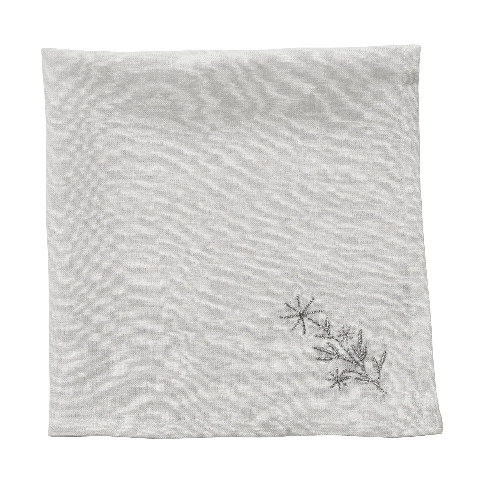 Starlia guardanapo de tecido, Branco-prateado, 45x45 cm Lene Bjerre