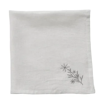 Starlia guardanapo de tecido - Branco-prateado, 45x45 cm - Lene Bjerre