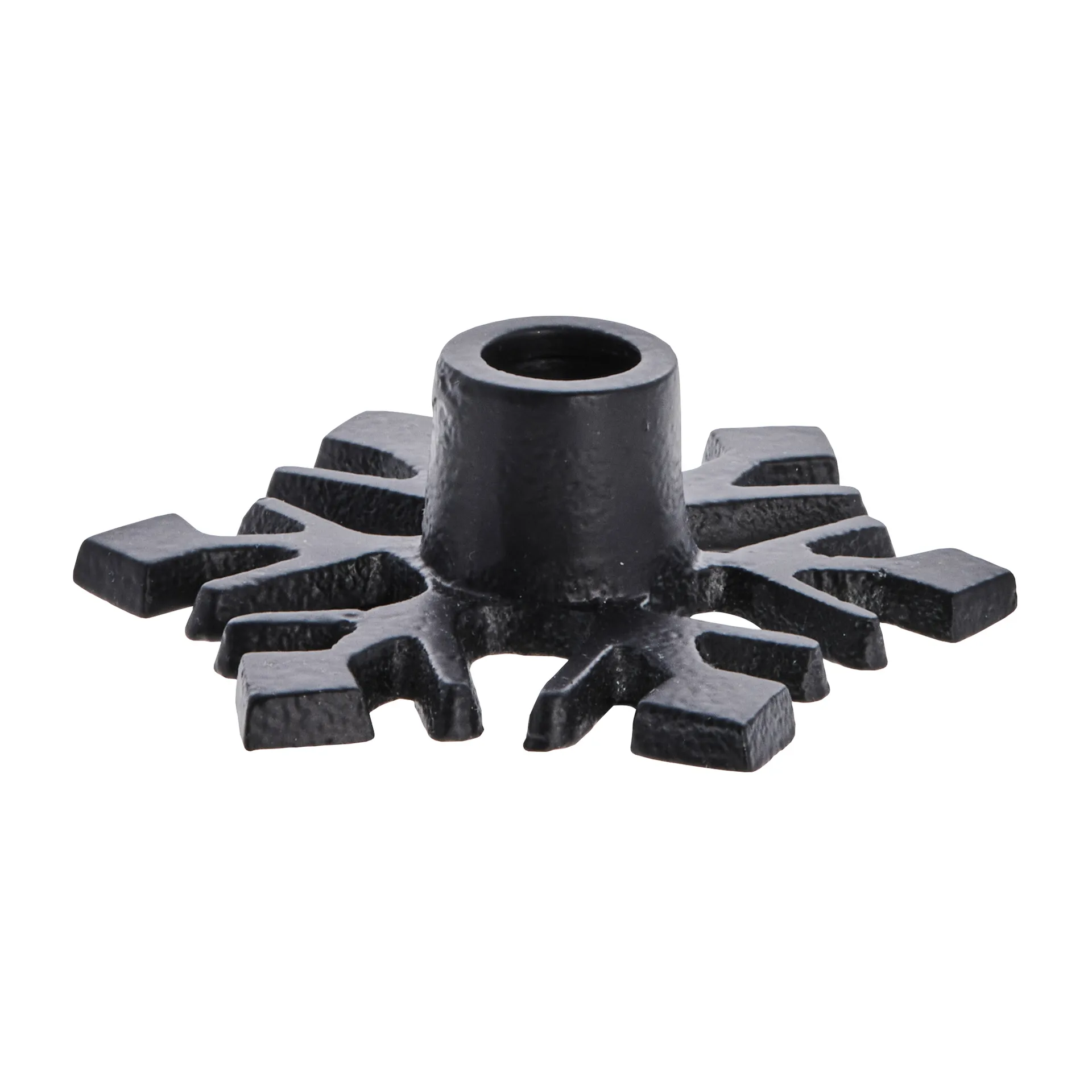 Suporte de velas Caville snow flake, preto Lene Bjerre