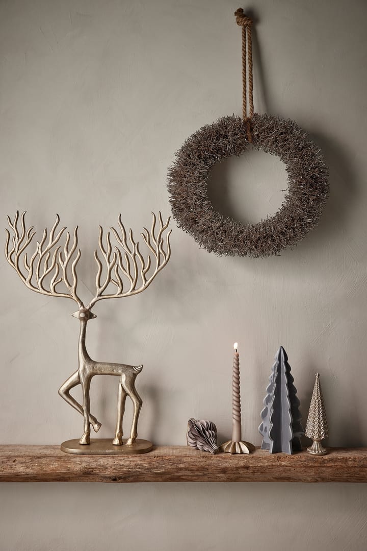Suporte de velas Caville star 9,5 cm, light gold Lene Bjerre