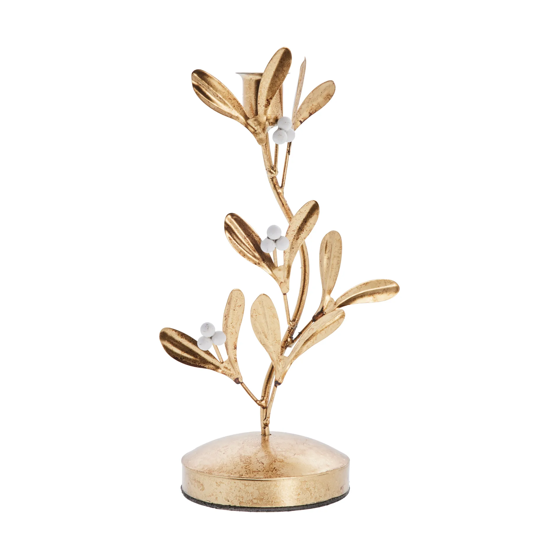 Suporte de velas Missia 25 cm, Dourado claro Lene Bjerre