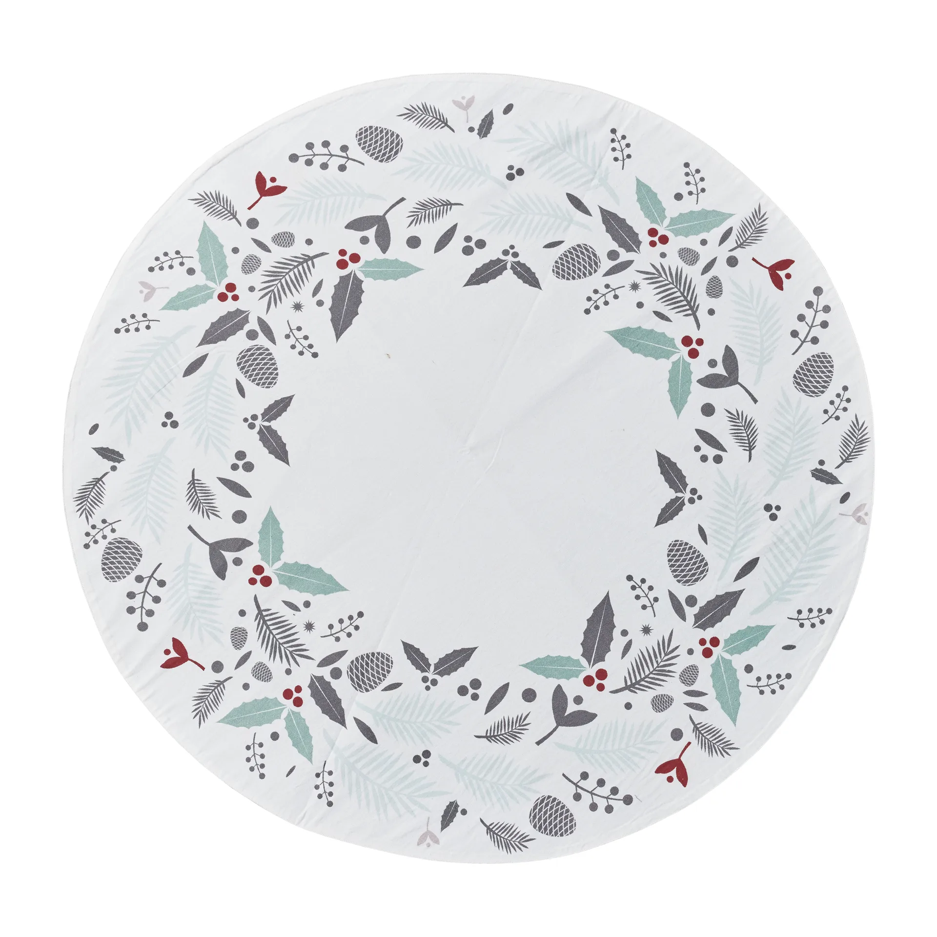 Tapete Cristivia Chrsitmas tree Ø110 cm, branco-multi Lene Bjerre