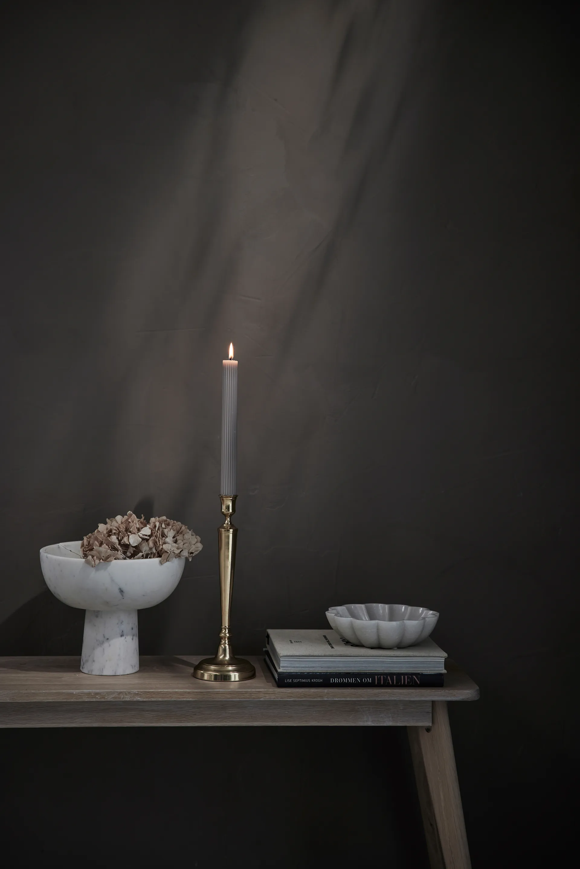 Tigela decorativa Ellia Ø25 cm, Branco Lene Bjerre