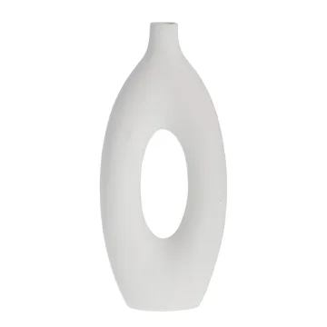 Vaso Catia 33 cm - Branco - Lene Bjerre