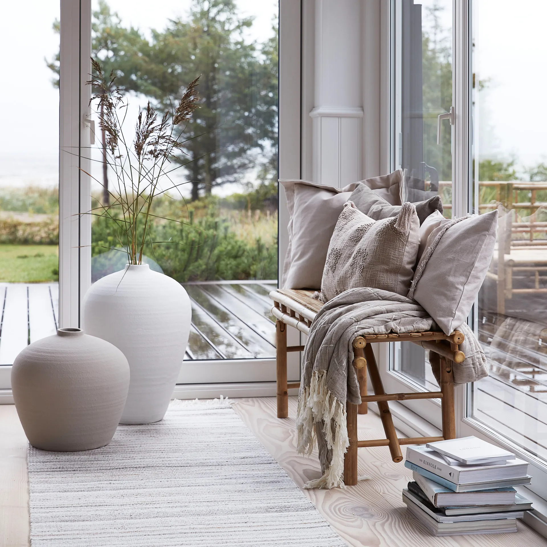 Vaso Catia 38 cm, Cinza prateado Lene Bjerre