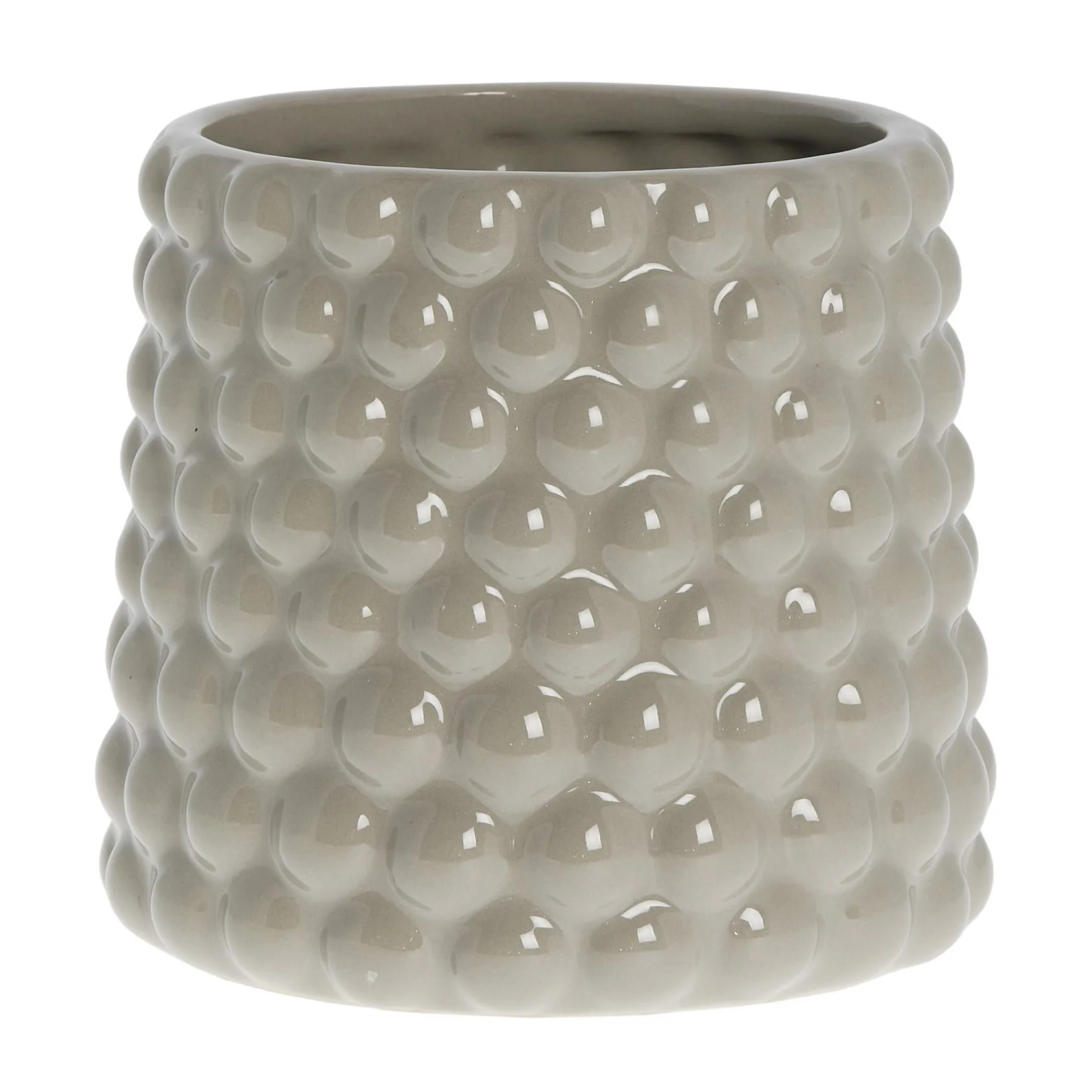 Vaso de flores Dotsie Ø14 cm, Cinza Lene Bjerre