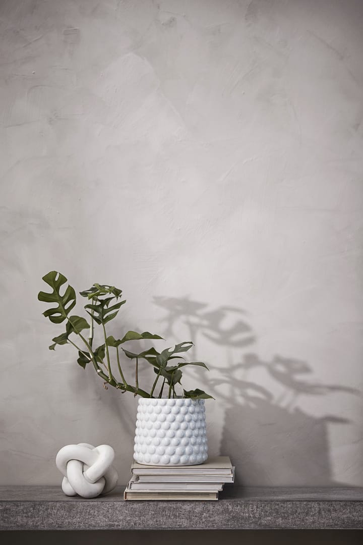 Vaso de flores Dotsie Ø18 cm, Branco Lene Bjerre