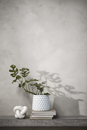 Vaso de flores Dotsie Ø20 cm - Branco - Lene Bjerre