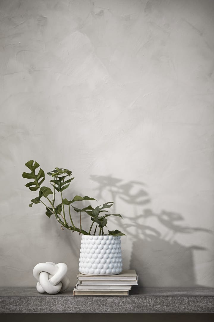 Vaso de flores Dotsie Ø20 cm, Branco Lene Bjerre