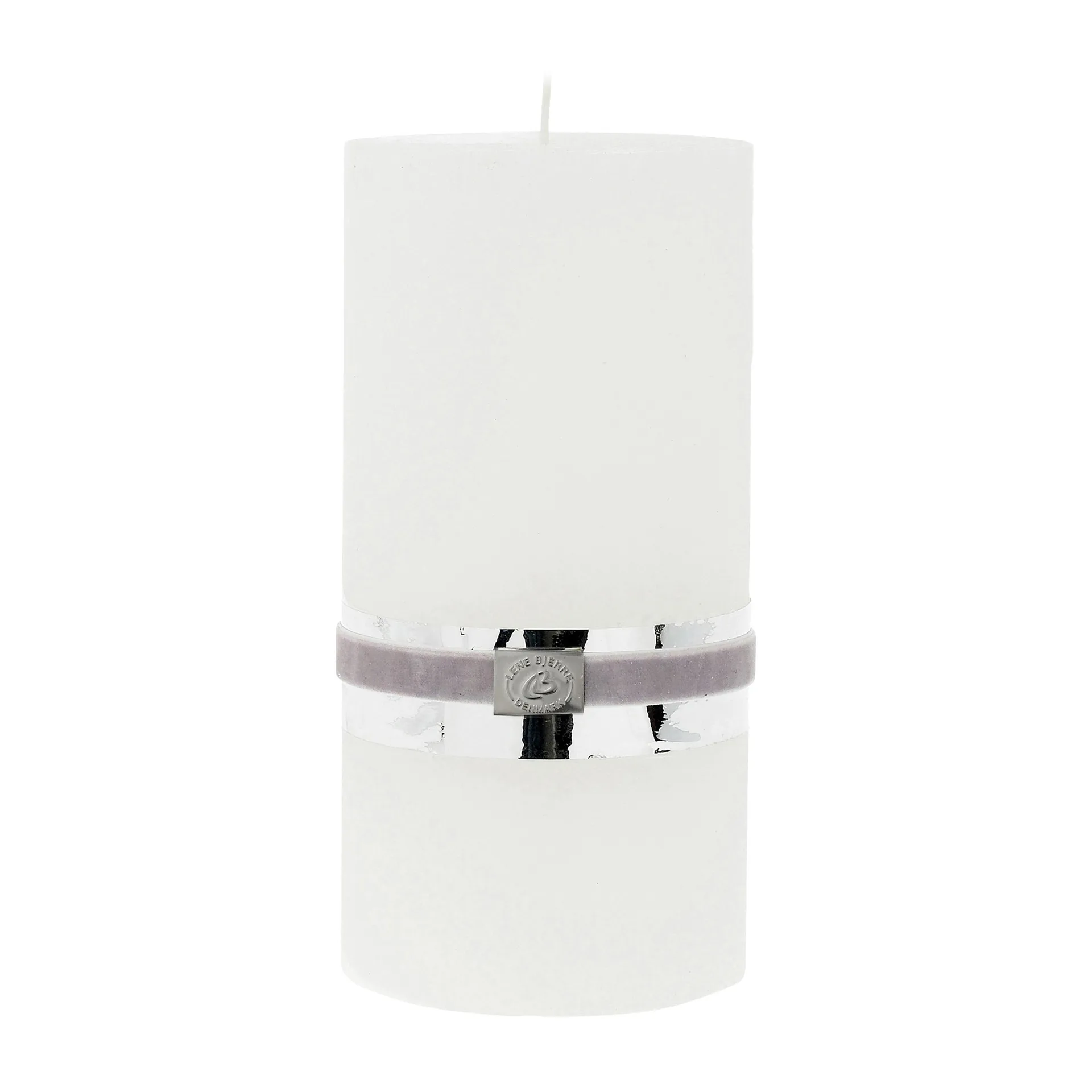 Vela perfumada Lene Bjerre Rustic, branco 20 cm Lene Bjerre