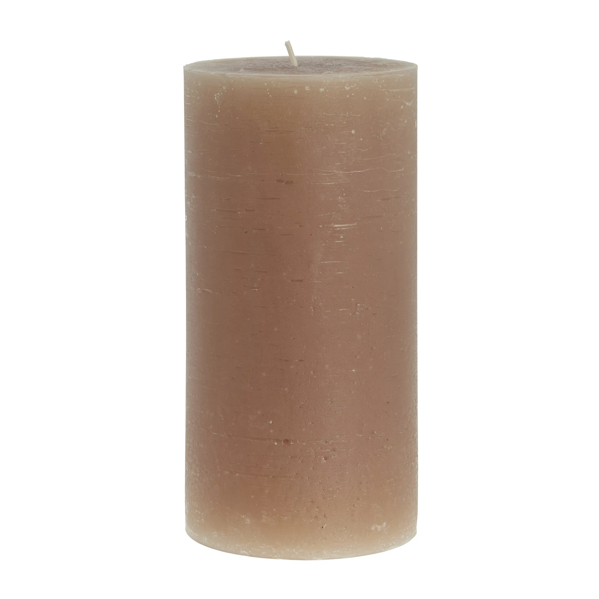 Vela perfumada Lene Bjerre Rustic golden brown Ø10 cm, 20 cm Lene Bjerre
