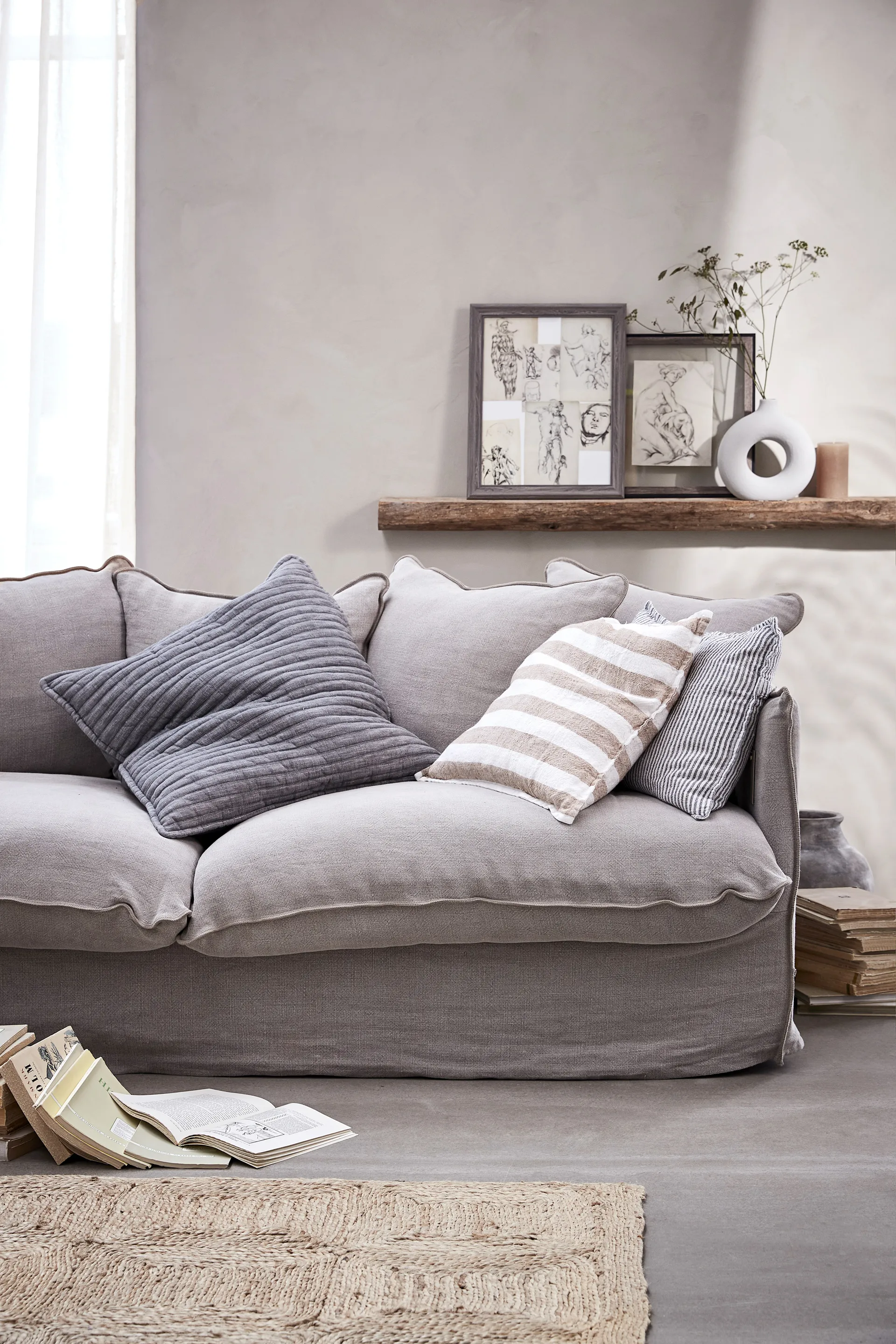 Vela perfumada Lene Bjerre Rustic golden brown Ø7,5 cm, 12,5 cm Lene Bjerre