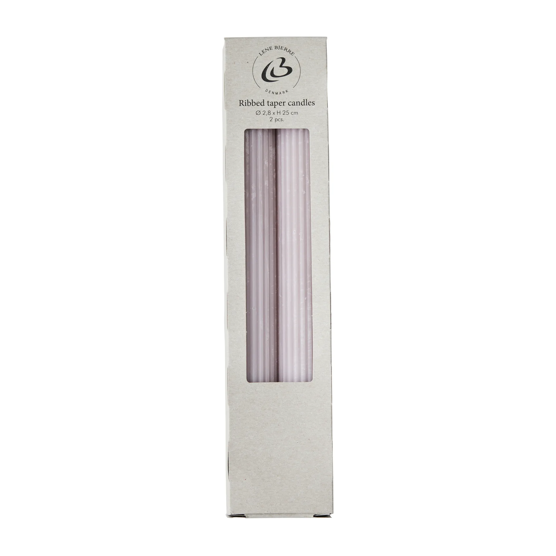 Velas Ribbat 25 cm 2-un, bark Lene Bjerre