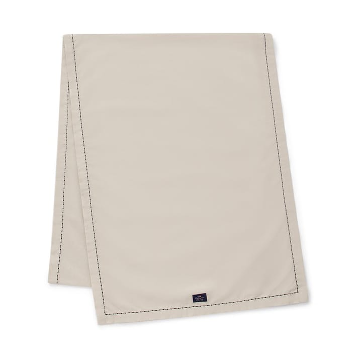 Algodão orgânico Oxford para passadeira de mesa pontos 50x250 cm, bege Lexington