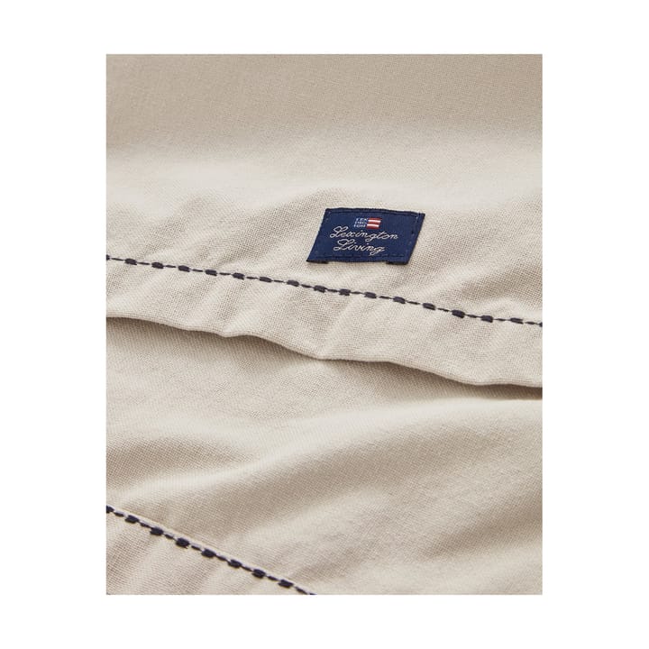 Algodão orgânico Oxford para passadeira de mesa pontos 50x250 cm, bege Lexington
