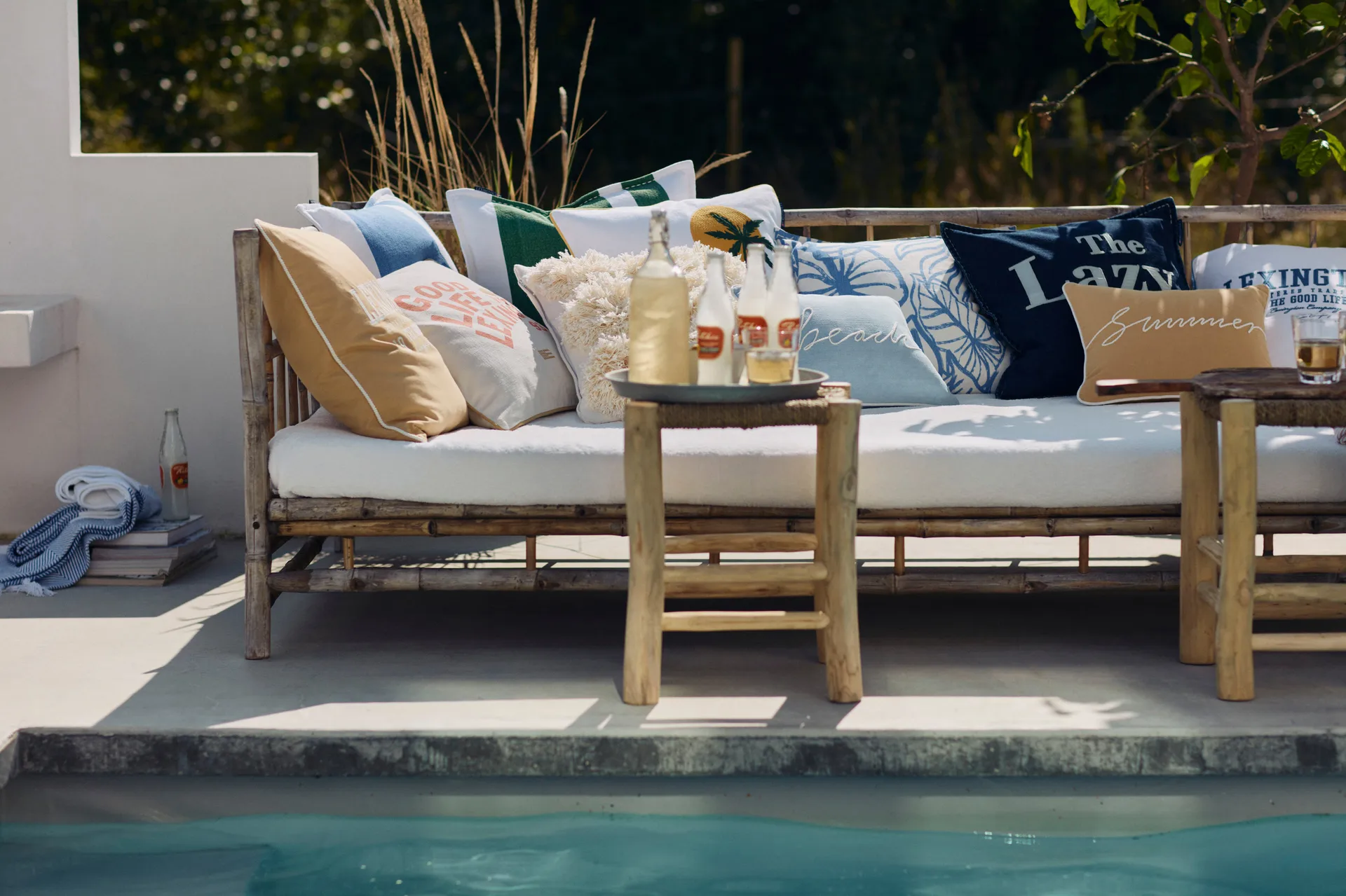 Almofada de sarja Beach 30x40 cm, Light blue Lexington