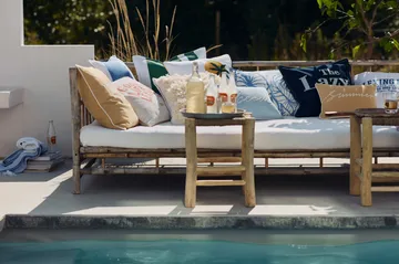 Almofada de sarja Beach 30x40 cm - Light blue - Lexington