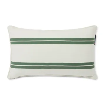 Almofada pequena Side Striped 30x50 cm - White-green - Lexington