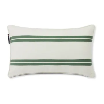 Almofada pequena Side Striped 30x50 cm - White-green - Lexington