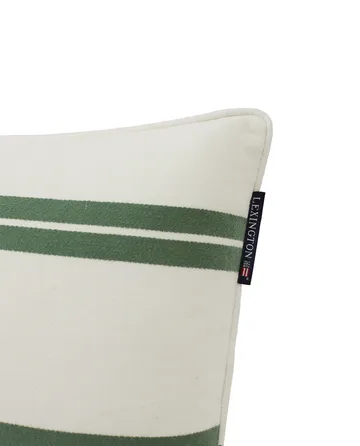 Almofada pequena Side Striped 30x50 cm - White-green - Lexington