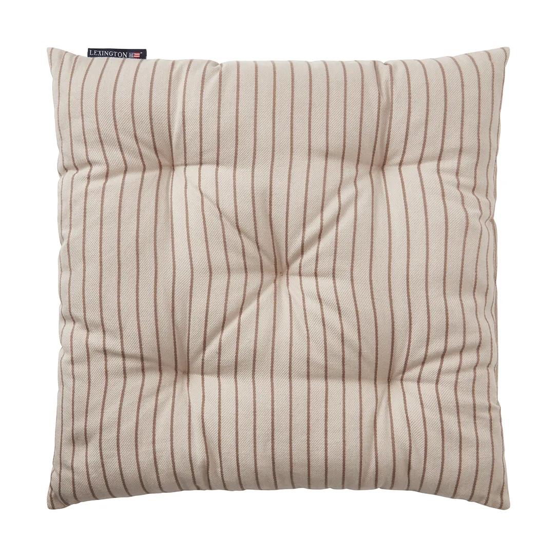 Almofada Striped Recycled Cotton 40x40 cm, Beige Lexington