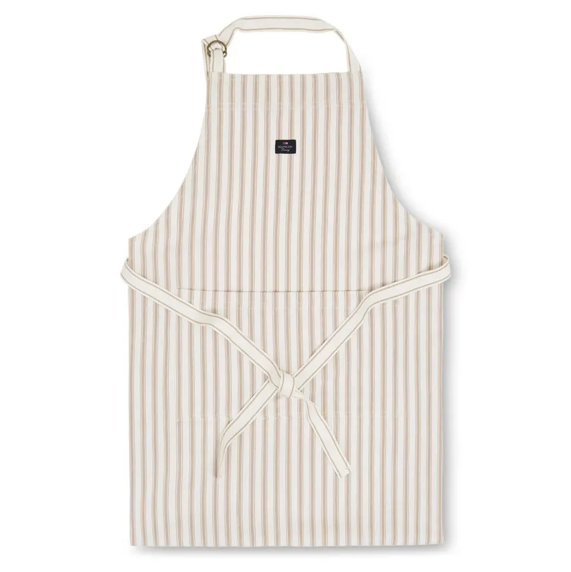 Avental Icons Herringbone Striped, beige-white Lexington