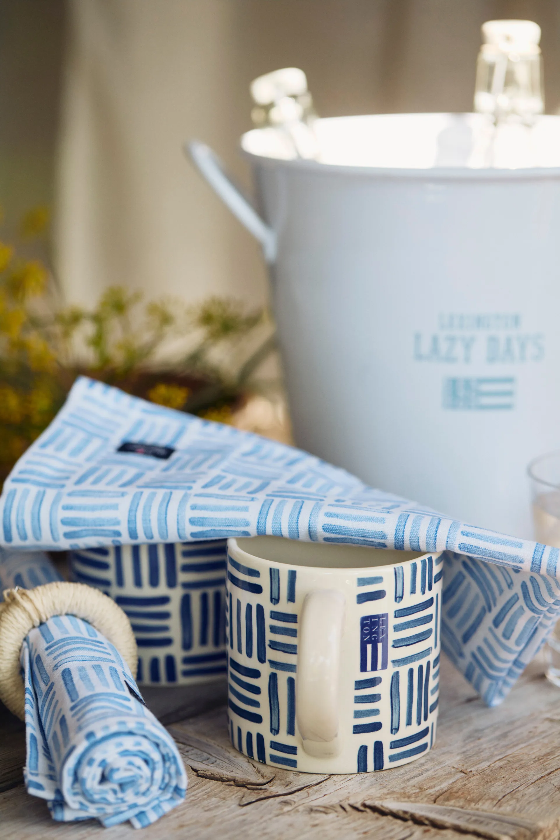 Balde de gelo Lazy Days Ø23 cm, Branco Lexington