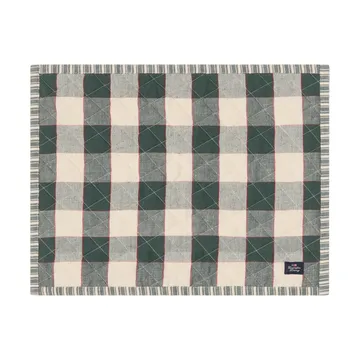 Base de copos acolchoada dupla-face - Green-Bege claro-vermelho, 35x45 cm - Lexington