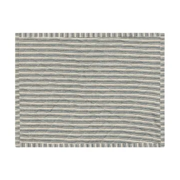 Base de copos acolchoada dupla-face - Green-Bege claro-vermelho, 35x45 cm - Lexington