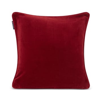 Capa de almofada algodão e veludo Organic 50x50 cm - Vermelho - Lexington
