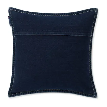 Capa de almofada algodão sarja Lazy Days Denim 50x50 cm - Denim blue - Lexington